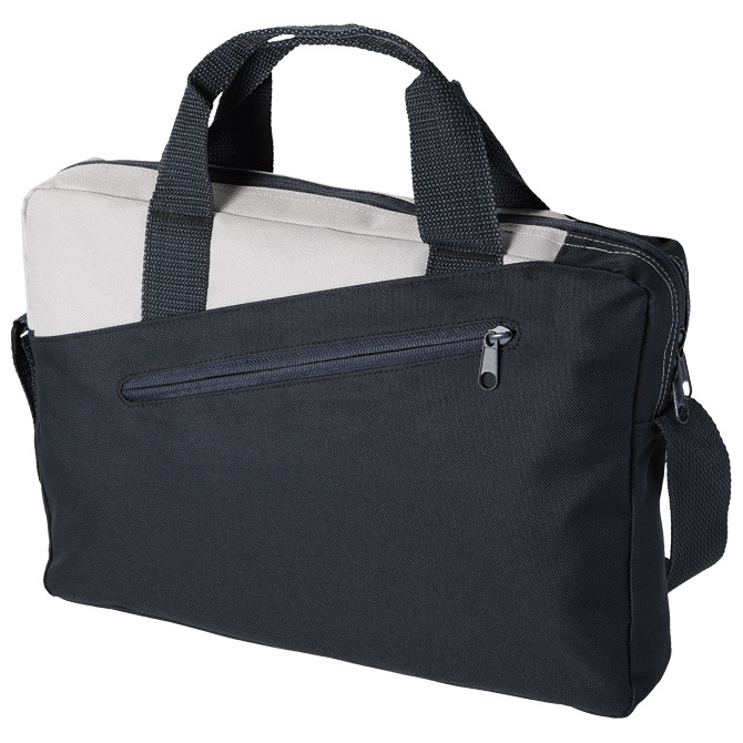 Torba poslovna 34,5x6x24cm crno/siva!!