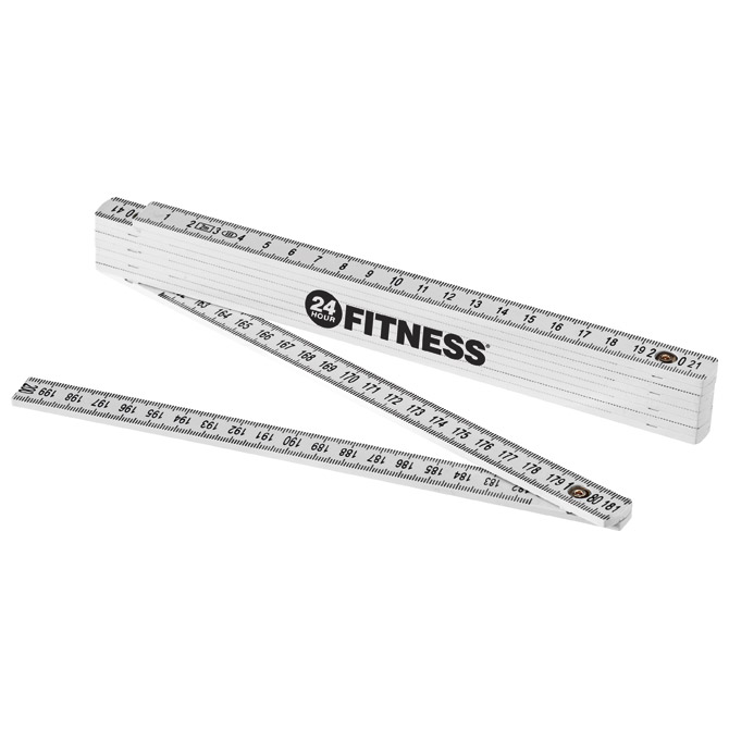 Metar građevinski 2m plastični bijeli!!