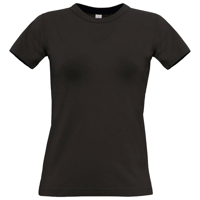 Majica kratki rukavi B&C Exact Women 190g crna 2XL!!