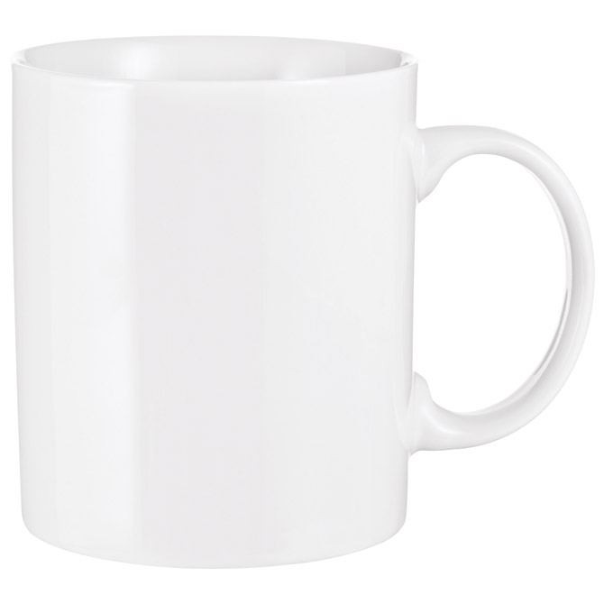 Šalica 300ml keramička sublimacijska Connect bijela