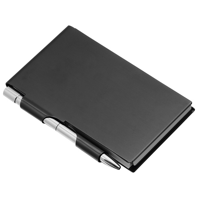 Notes A6 čisti 50L u aluminijskom okviru sa olovkom kemijskom crni!!