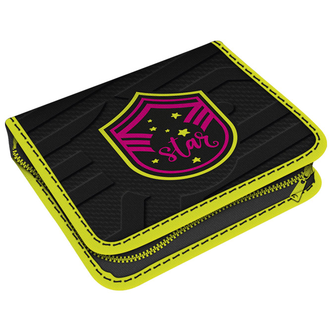 Pernica puna 1zip 2preklopa Star 1A Connect sivo/roza!!