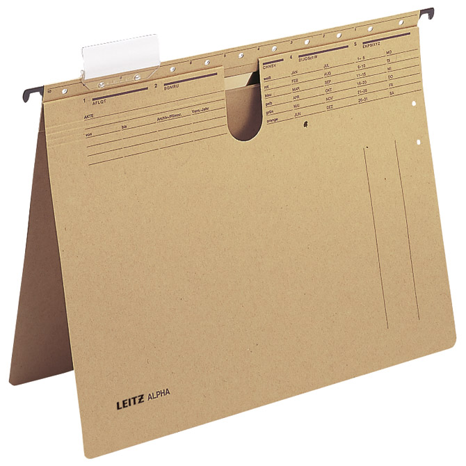 Mapa viseća 33-A A4 s euro mehanikom Alpha Leitz 19140000 oker!!