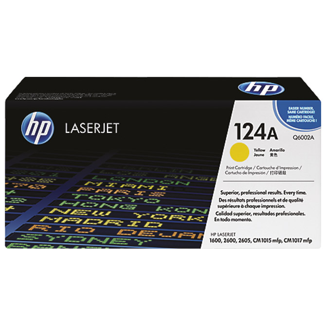Toner HP.Q6002A,CLJ2600(124A)original žuti