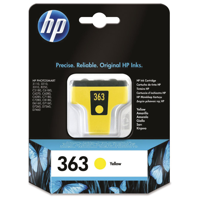 Ink Jet HP.no.363 C8773EE original žuti