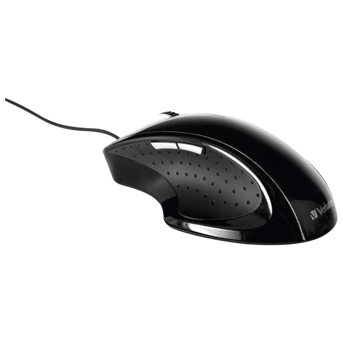 Miš usb 5tipki optički Go Ergo Verbatim 49017 crni blister!!