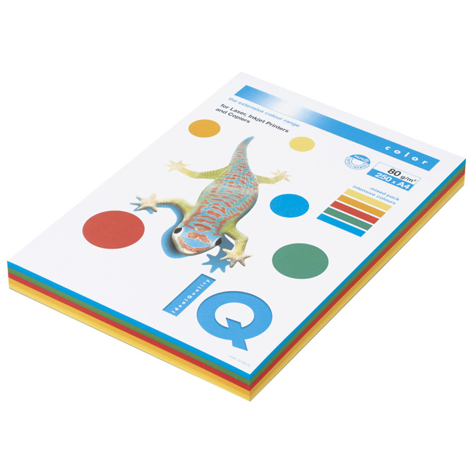 Papir ILK IQ Intenziv A4  80g pk250 Mondi RB02 mix!!