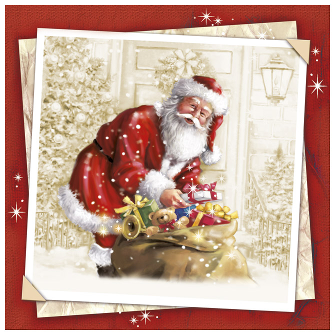 Salvete troslojni 33x33cm pk20 Christmas ev Herlitz 11383858!!