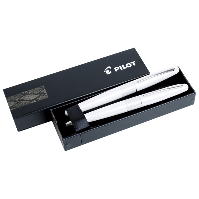 Garnitura olovka kemijska+roler MR2 Tiger Pilot bijela