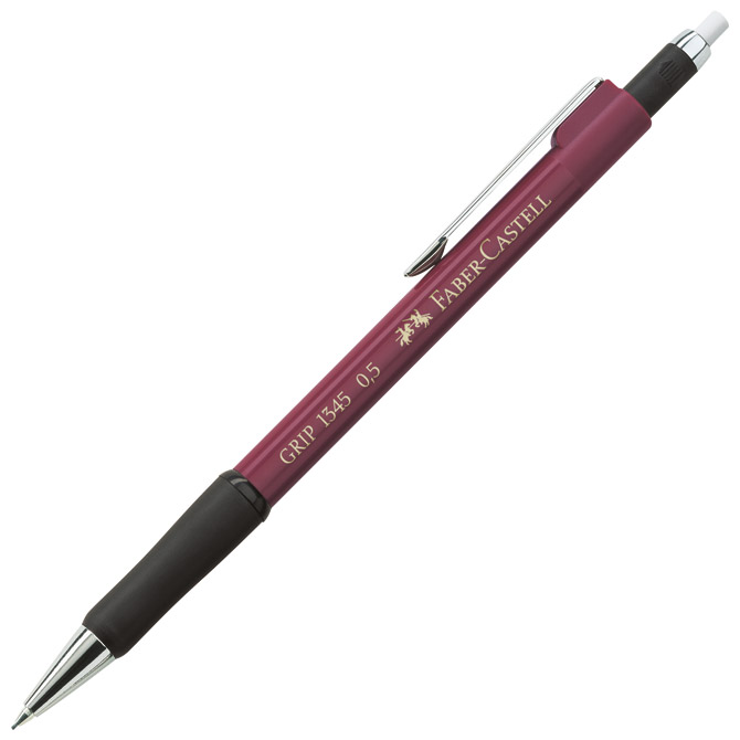 Olovka tehnička 0,5 mm grip 1345 Faber-Castell 134521 bordo