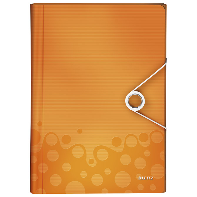 Mapa za kućni budžet  6 pregrada s gumicom pp Wow Leitz 45890044 narančasta!!