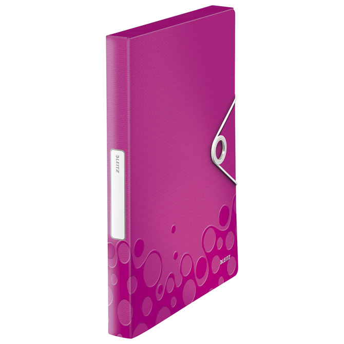 Mapa s gumicom hrbat-30 mm A4 pp Wow Leitz 46290123 roza