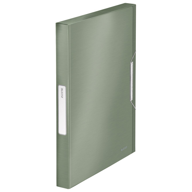 Mapa s gumicom hrbat-30mm A4 pp Style Leitz 39560053 metalik zelena!!