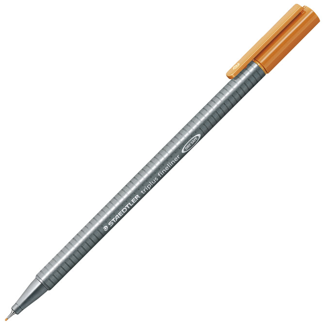 Flomaster fineliner 0,3mm Triplus Staedtler 334-7 oker!!