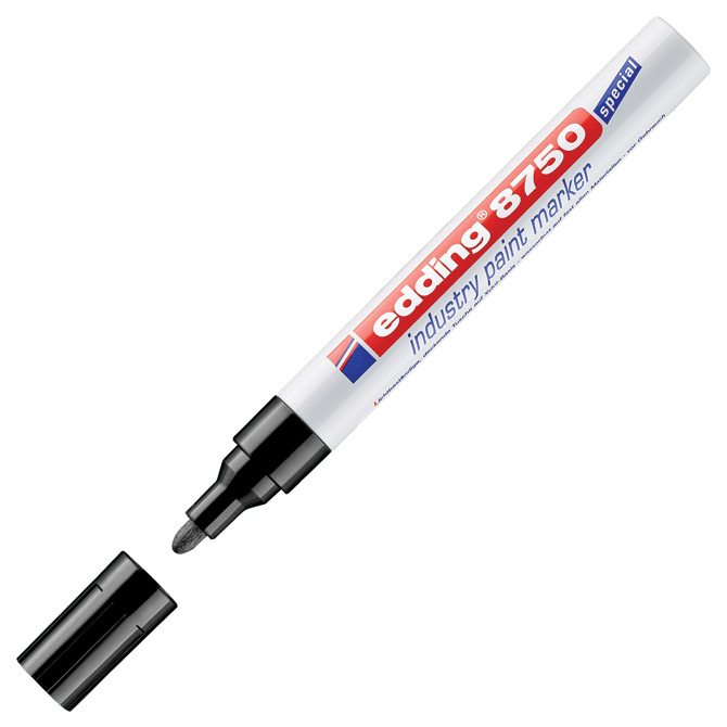 [000024534] Marker industrijski lakirajući 2-4 mm Edding 8750 crni