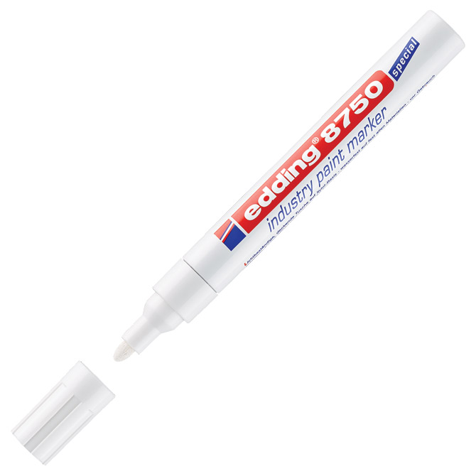 [000024593] Marker industrijski lakirajući 2-4 mm Edding 8750 bijeli