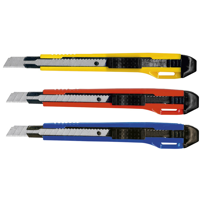 Skalpel nož  9 mm metalna vodilica Fornax DT-905 sortirano