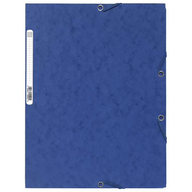 Fascikl klapna s gumicom chartreuse A4 Exacompta 55502E plavi