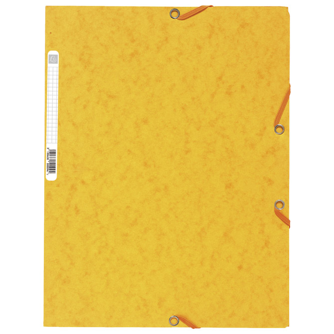 Fascikl klapna s gumicom chartreuse A4 Exacompta 55509E žuti