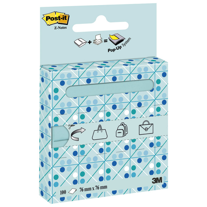 Stalak kartonski sa blokom samoljepljivim "Z" 76x76mm 3M.R330 OTG sortirano!!