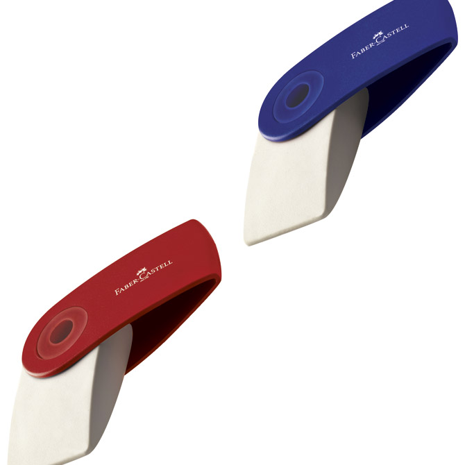 Gumica plastična Sleeve Faber-Castell 182401 bijelo/sortirano