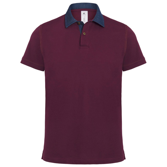 Majica kratki rukavi B&C DNM Forward/men bordo M!!