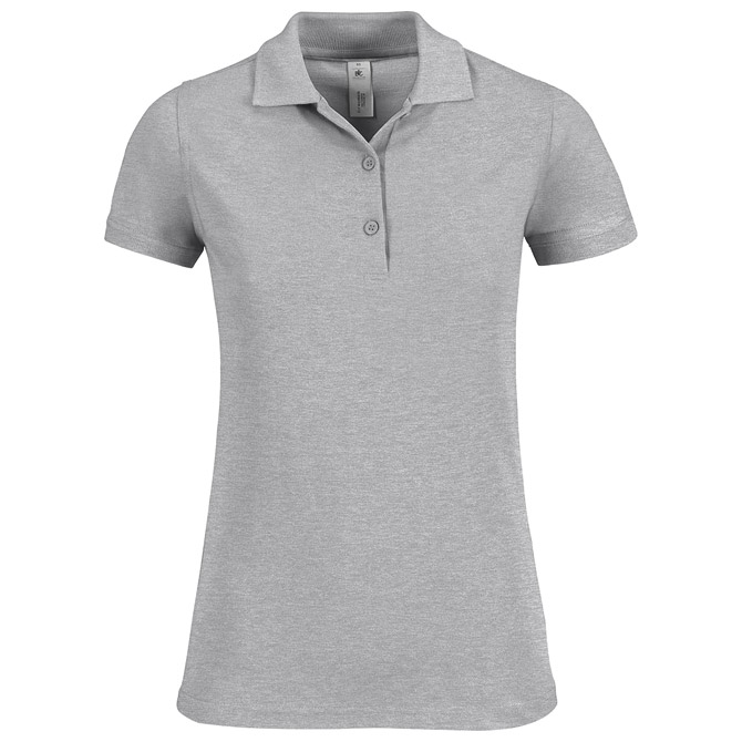 Majica kratki rukavi B&C Safran Timeless Women 180g svijetlo siva 2XL!!