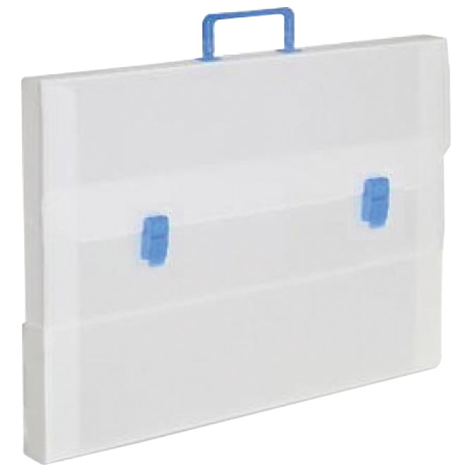 Torba-kofer pp-tvrdi  420x315x50mm Balmar (Dispaco) 5633 bijeli/plava ručka!!