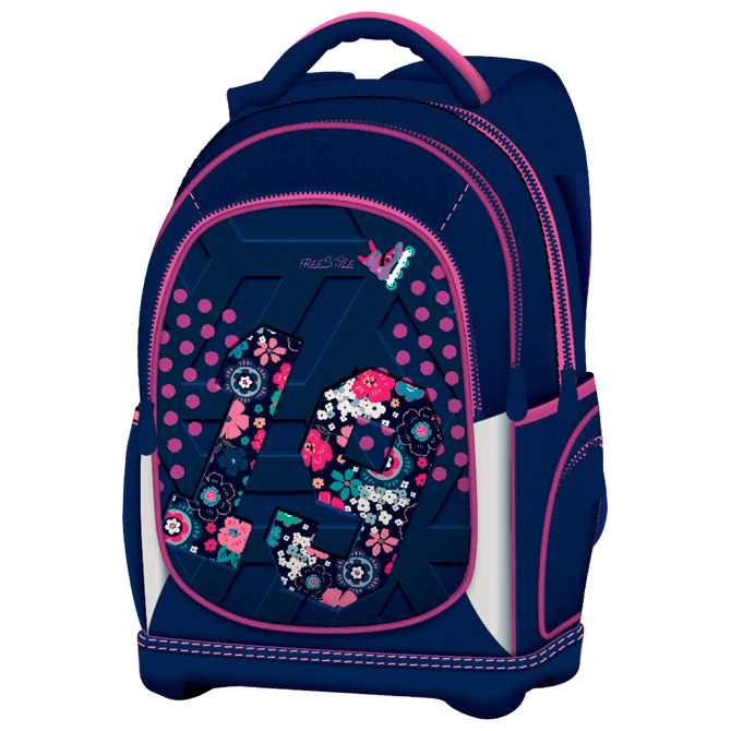 Ruksak školski anatomski lagan Freestyle Connect ljubičasto-rozi!!