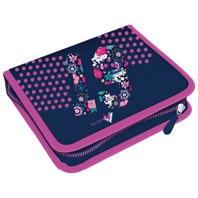 Pernica puna 1zip 2preklopa Freestyle 1A Connect ljubičasto-roza!!