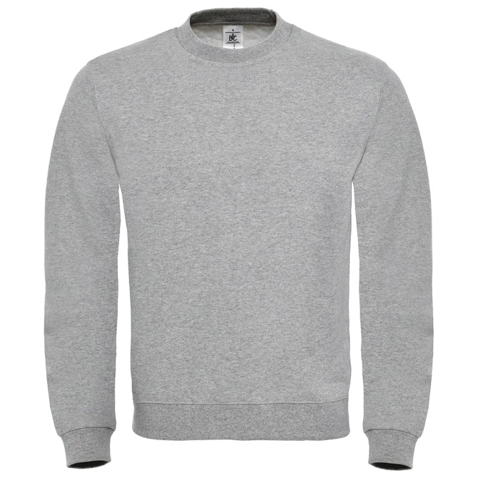 Majica dugi rukavi B&C ID.002 280g svijetlosiva 2XL!!