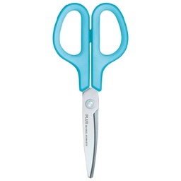 [000026636] Škare uredske 17,5 cm nehrđajući čelik za ljevoruke Fitcut Curve SC-175SL Plus.35055 svijetloplave b