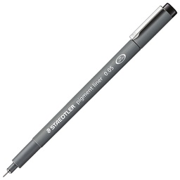 [000035895] Flomaster za tehničko crtanje  0,05 mm pigment liner Staedtler 308 005-9 crni