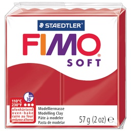 [000036670] Masa za modeliranje   57g Fimo Soft Staedtler 8020-2P crvena