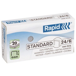 [000038581] Spajalice strojne br.24/6 pk1000 Standard Rapid 24855600