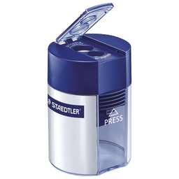 [000038856] Šiljilo metalno s pvc kutijom 2rupe Staedtler 512 001 plavo/srebrno