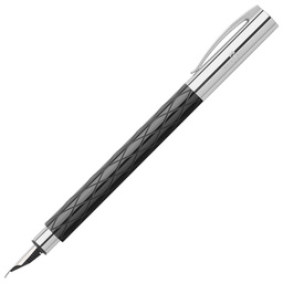 [000002207] Nalivpero Ambition Rhombus (F) Faber-Castell 148921 crno