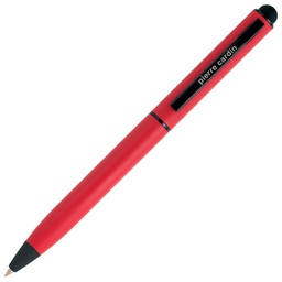 [000041832] Olovka kemijska metalna gumirana+touch pen Celebration Pierre Cardin B0101703IP3 crvena