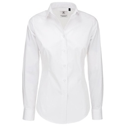 [900005258] Košulja ženska dugi rukavi B&C Black Tie 135g bijela 2XL!!