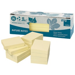 [000045468] Blok samoljepljiv  40x50 mm 12x100L Nature Global Notes 5653-11box žuti