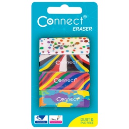 [000045161] Gumica sintetička Multicolour pk4 Connect blister