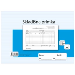 [000006493] Obrazac A-16/NCR skladišna primka A5 1+3 Fokus