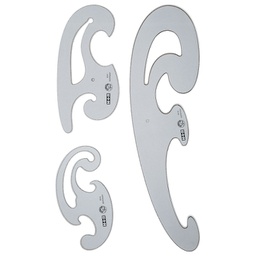 [000006959] Krivuljar pk3 Mobius 70830030 prozirno plavi blister