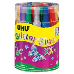 [000007029] Ljepilo glitter glue 20g pk24 UHU L0180504 sortirano
