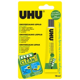 [000007197] Ljepilo univerzalno tuba 18g Flex+clean UHU.38280 zeleno blister!!