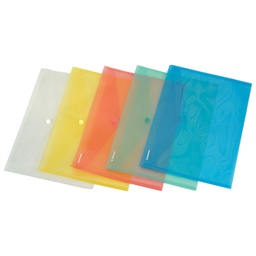 [000007226] Kuverte s gumbom A4 pp Donau 8544001PL-06 prozirne zelene