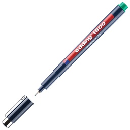 [000000605] Flomaster za tehničko crtanje profipen 0,5 mm Edding 1800 zeleni