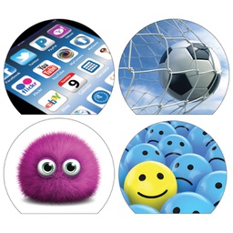 [000008541] Podloga za miša neklizajuća 21x24 cm polukružna Erah sortirano