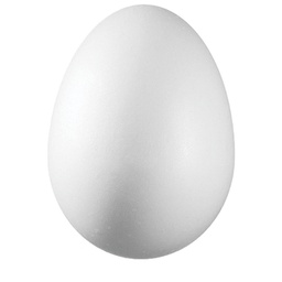 [000008612] Ukras od stiropora  8 cm jaje pk10 Knorr Prandell 21-6768040 bijeli