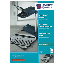 [000009934] Folija Kopirna A4 OHP (za prezentacije) pk100 Zweckform 3555